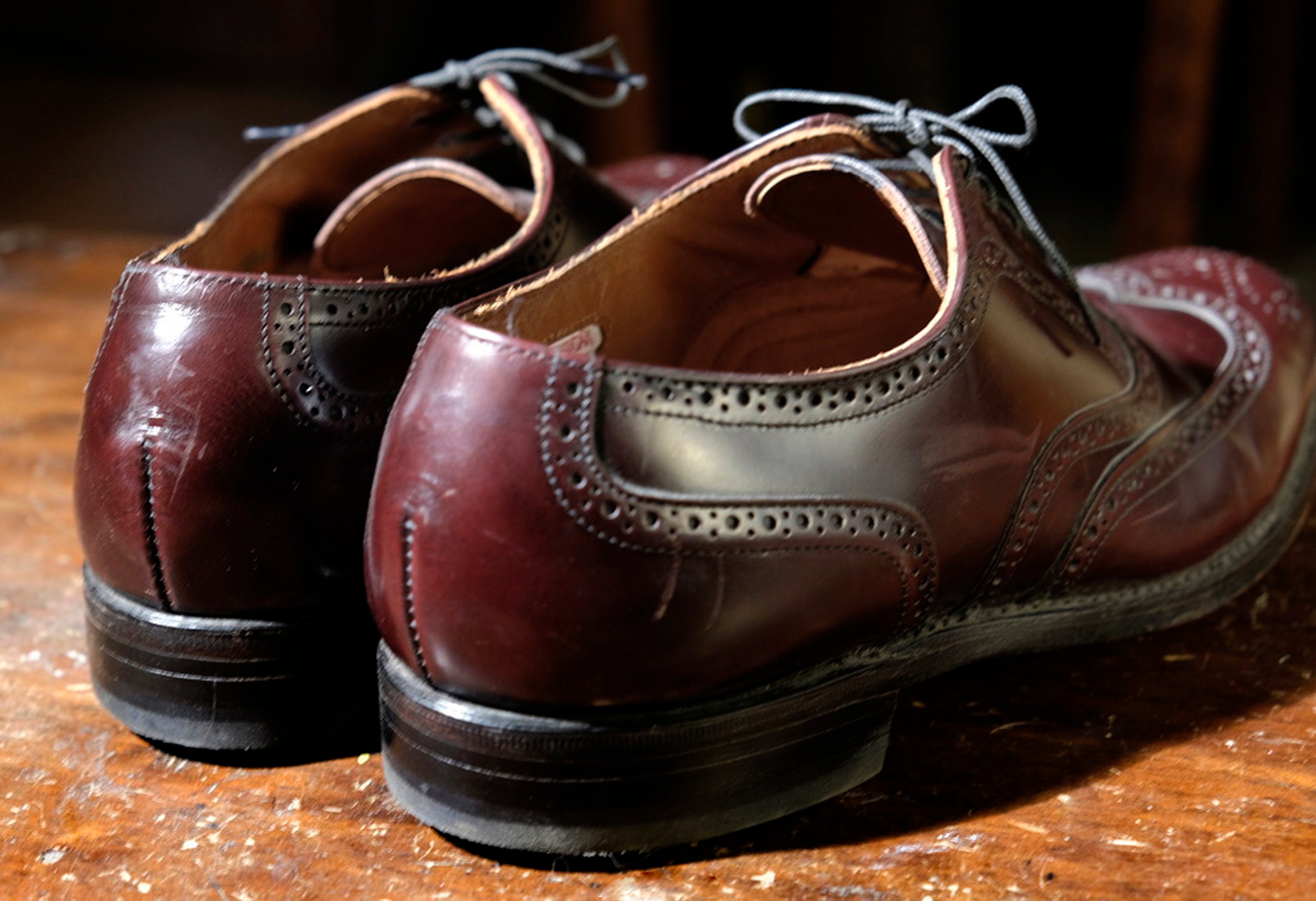 BOSTONIAN IMPRESSION バーガンディ ローファー Bostonian(ボストニアン) - US古着/中古靴を販売している 古着