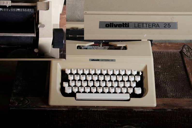 Olivetti Lettera 25 Vintage Manual Typewriter in Working Condition image 9