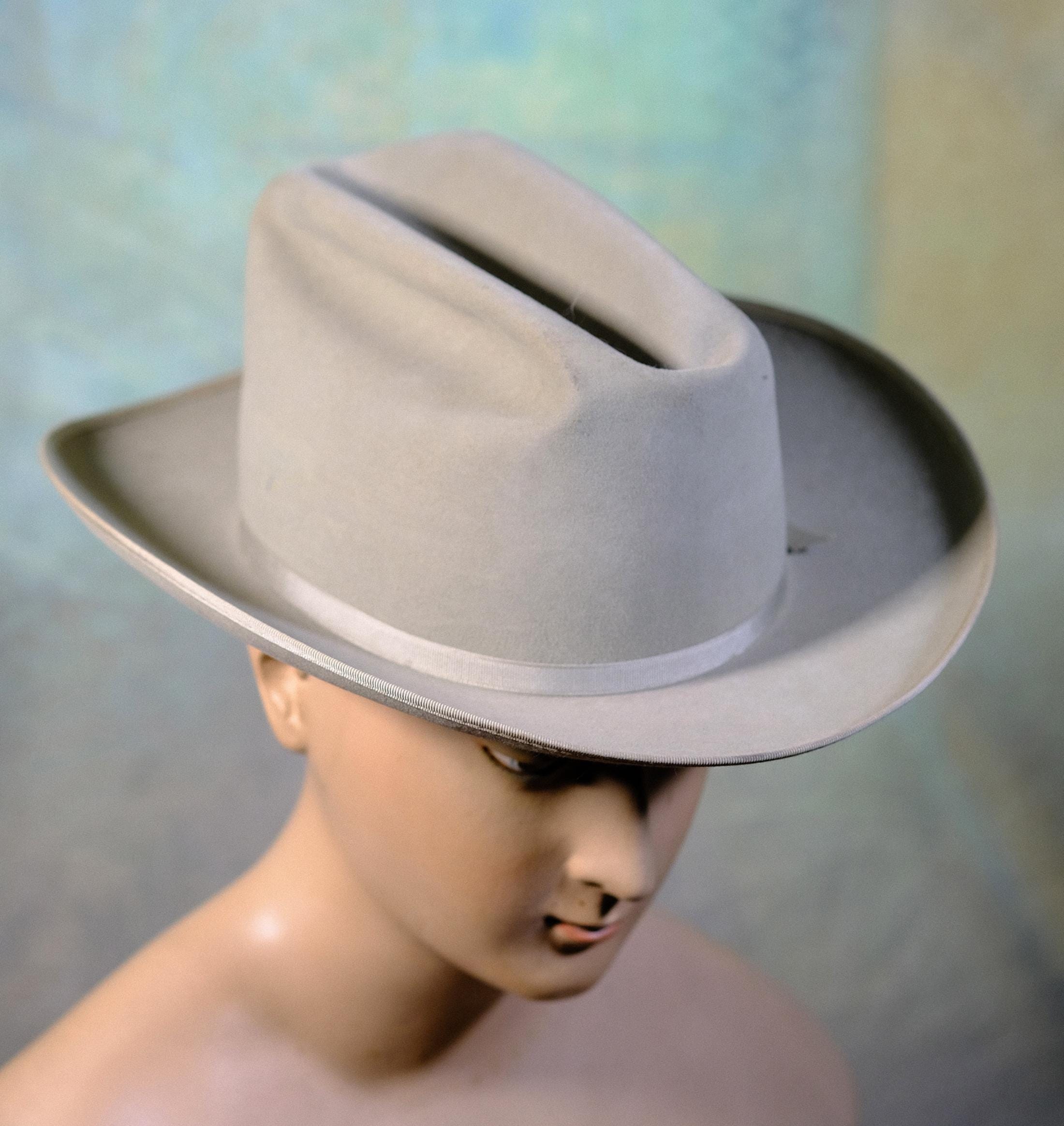 帽子 40s VINTAGE STETSON OPEN ROAD 58cm 57cm Men's The Open Road Stetson Twenty Five Hat - Stetson Hat