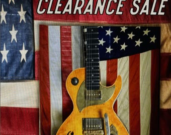 Postal Delta Zephyr Fire-glow Birdseye Maple Top Gold Bigsby