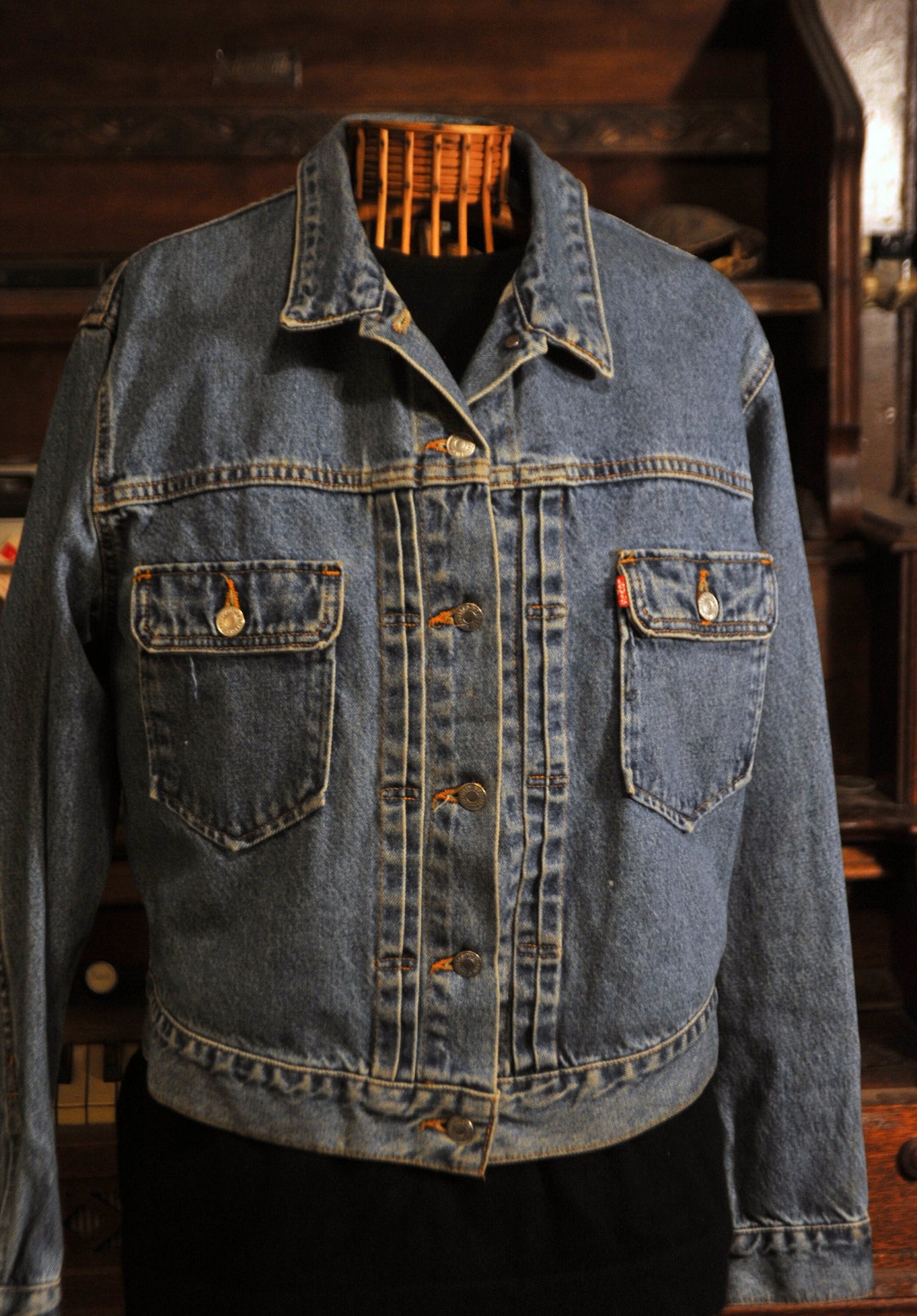 Vintage Repro of a Levi's Type 2 Cinch-back Woman's Denim
