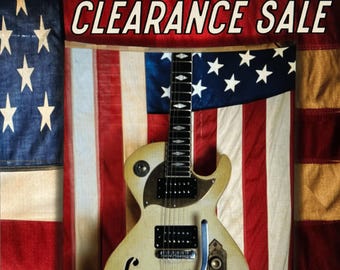 Postal Handmade Delta Zephyr Crazed Lacquer Finish Distressed Bigsby