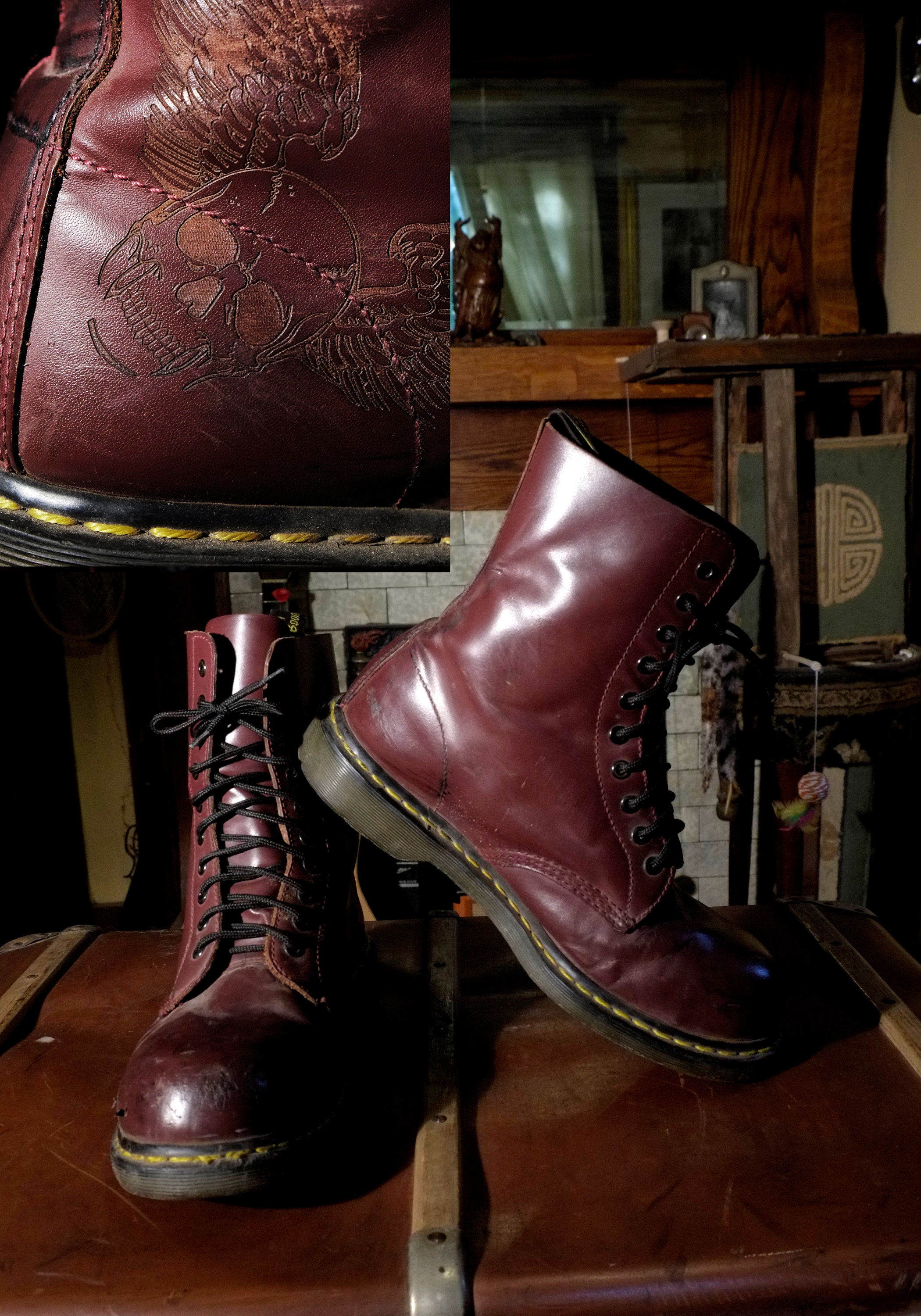 HOW TO PAINT LEATHER BOOTS STREET MADONNA atelieryuwa.ciao.jp