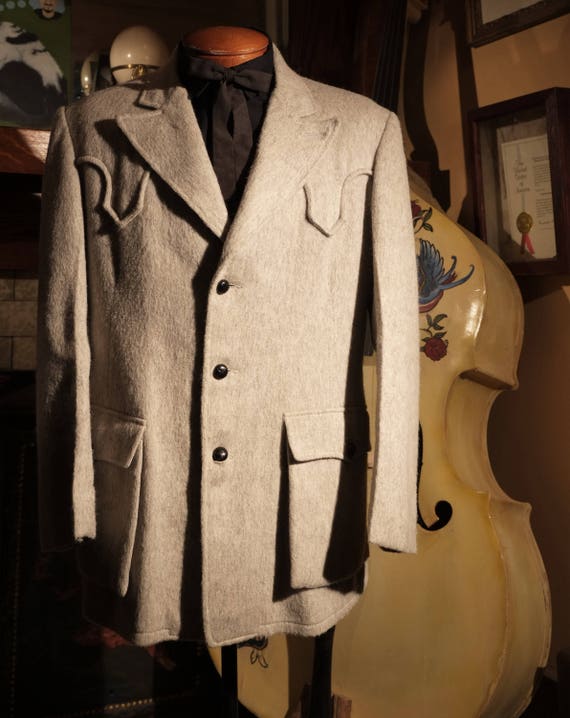 Vintage Cashmere & Wool Light Grey / Cream 40's Do