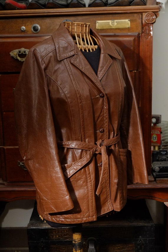 car coat leather jacket