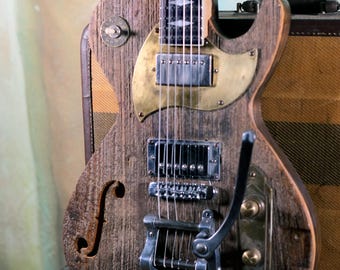 Postal Crossroads "1910 Limited Edition - #1" Barnwood Bigsby F Hole