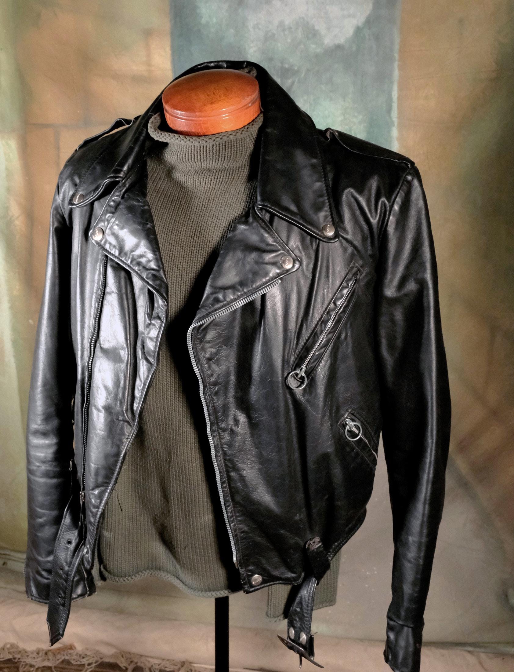 1970s BROOKS RIDERS JACKET TALONジップ USA製 Vintage Brooks Biker Jacket - Etsy