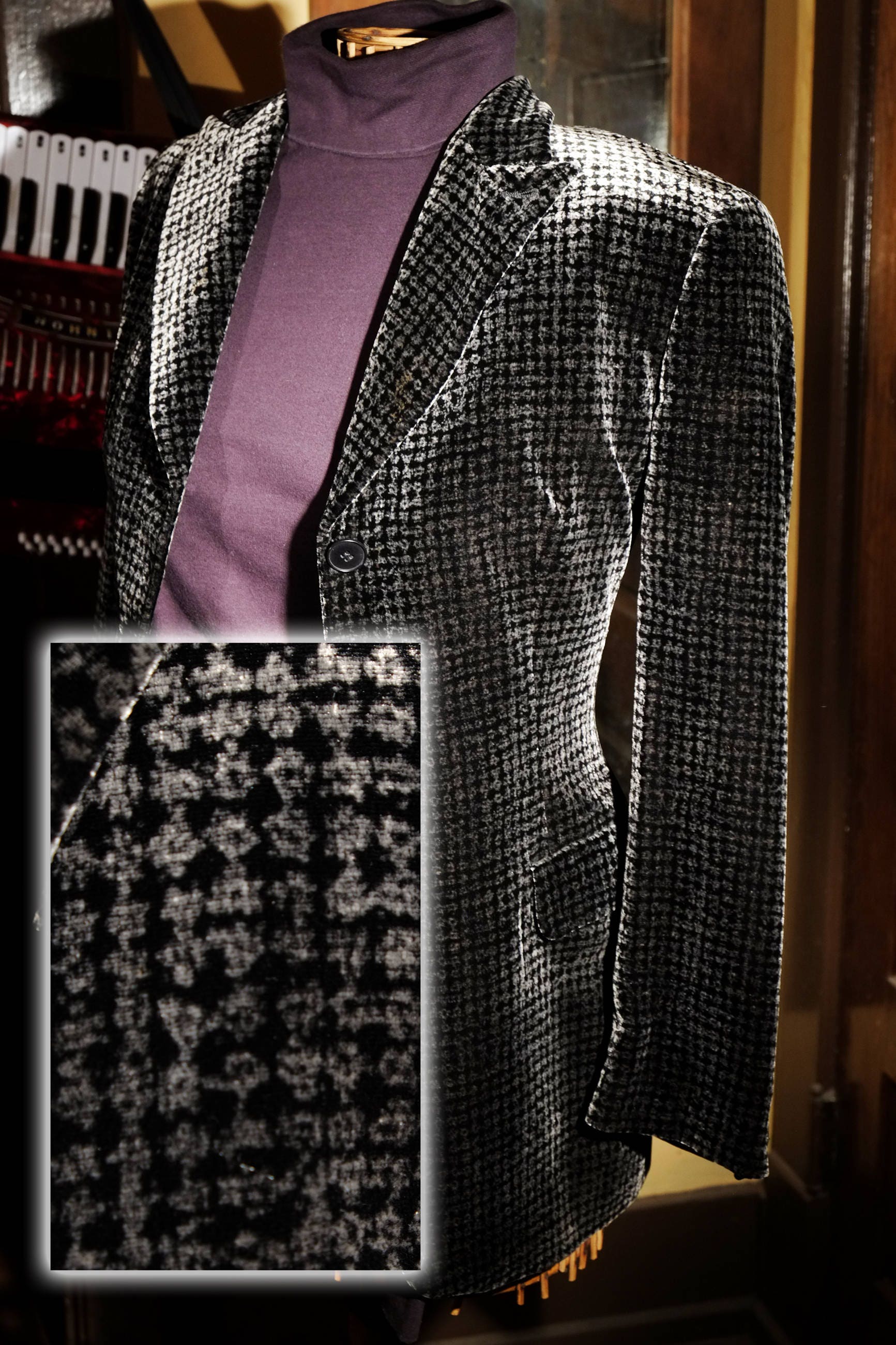 Giorgio armani velvet blazer sale