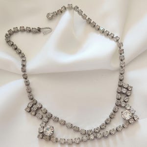 JAPAN  '70s vintage crystal chocker for woman