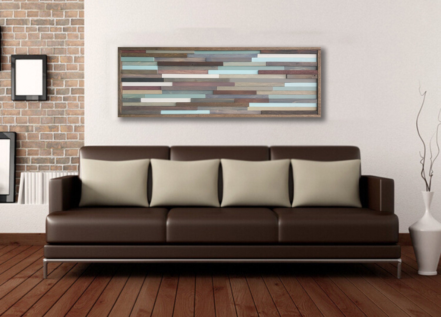 Wood Wall Art wood wall decor modern rustic wood wall | Etsy - Durable Wood Wall Art For Apartments