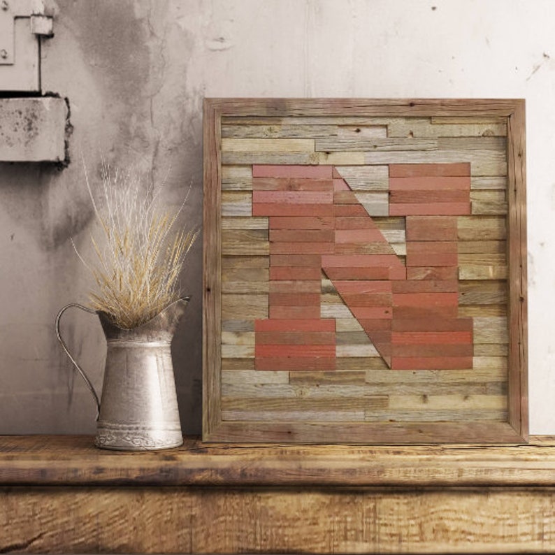 Large Reclaimed Wood Wall Art Etsy