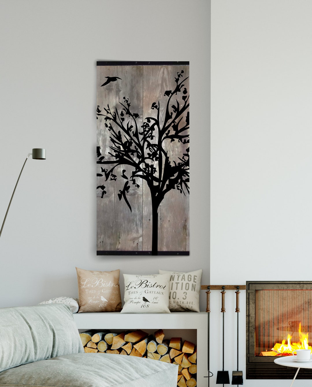 Reclaimed Barn Wood Wall Art Rustic Painting - Etsy