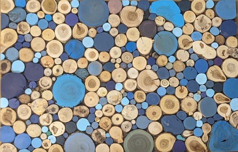 Reclaimed Wood Slice Wall Art - Etsy