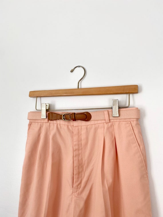 Peach Pleated Trouser