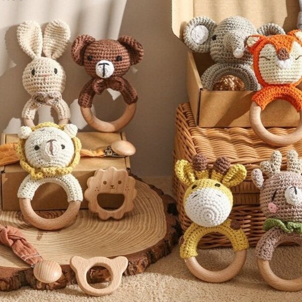 Crochet Baby Rattle Etsy
