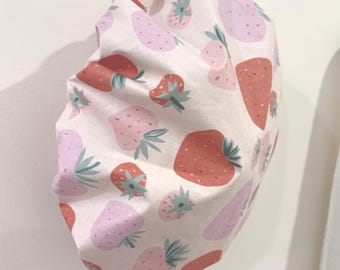 Gorro de ducha fresas y nata