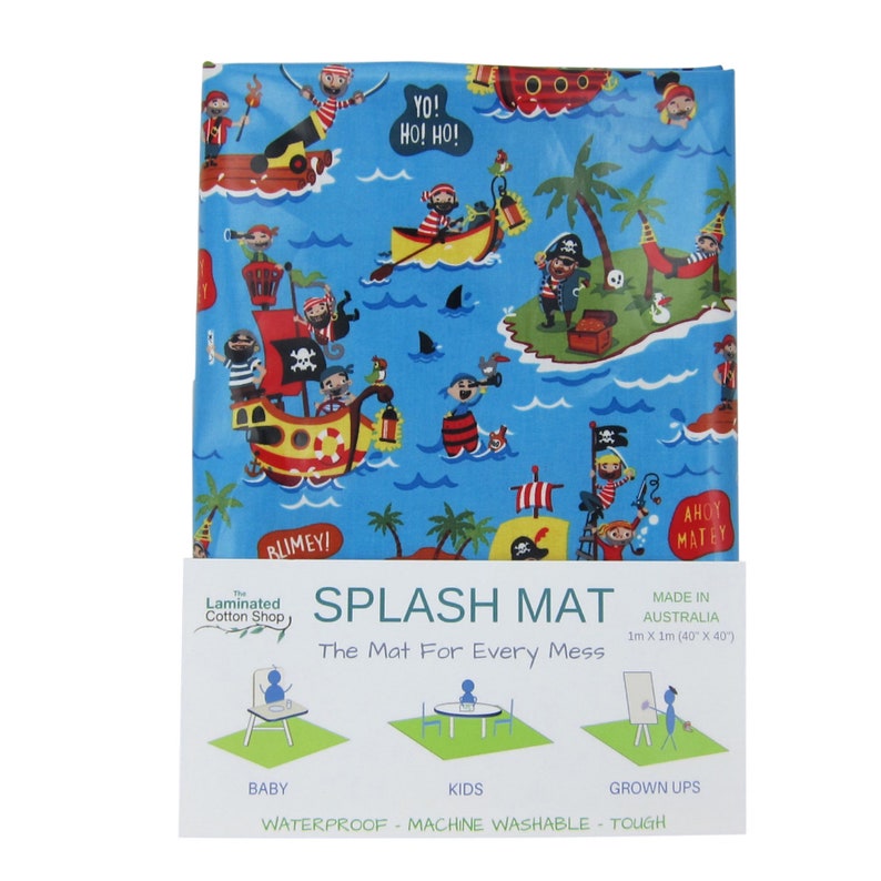 Childrens Plastic Messy Mat Table Cover Floor Waterproof Painting Feeding Red 1m