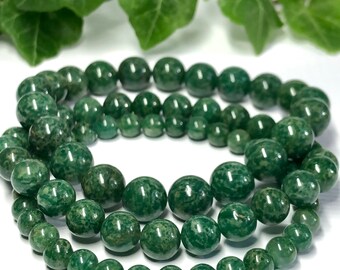 African Jade Bracelet – Green Gemstone Beaded Jewelry