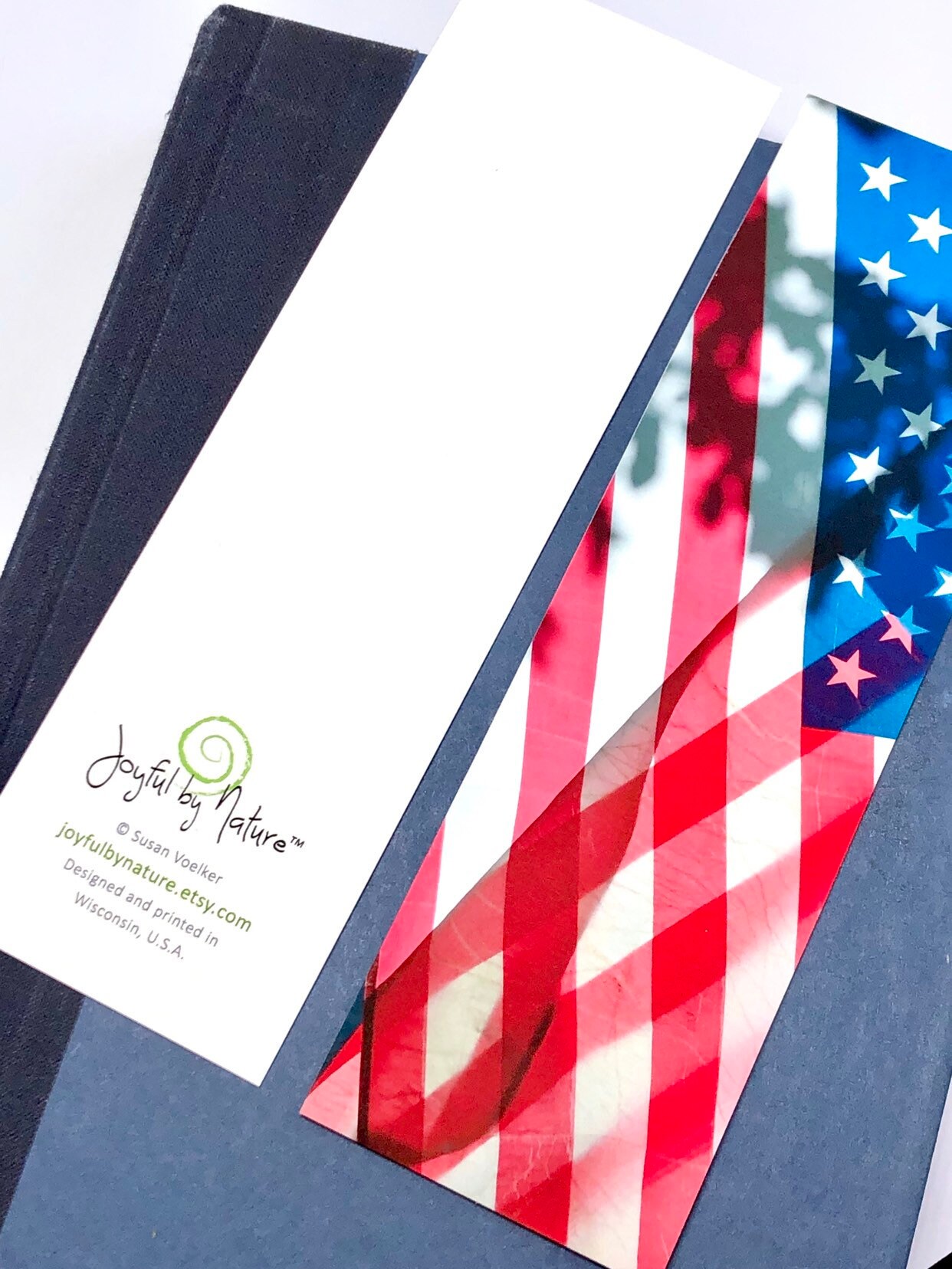 American Flag Bookmark Set of 4 Red White Blue Bookmark in | Etsy