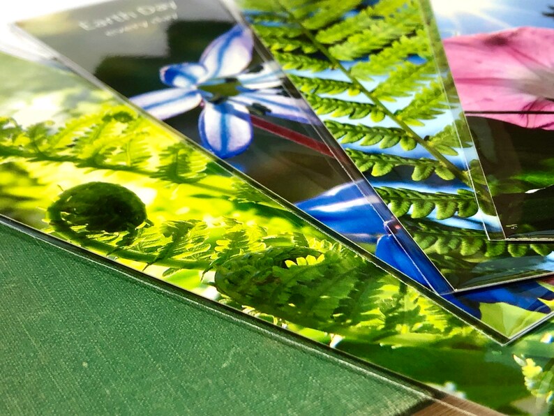 Earth Day Bookmark Set of 4 Environmental Bookmark for Etsy