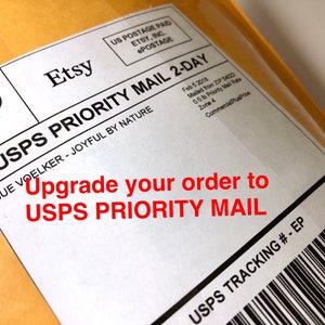 Shipping UPGRADE to USPS Priority Mail or Priority Express Mail - To expedite an order you&#39;ve already placed