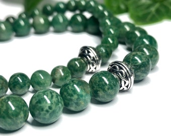 African Jade Bracelet – Celtic Knot or Shamrock Charm