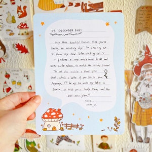 Cosy Printable Letter Writing Set, Stationery Paper, Printable ...