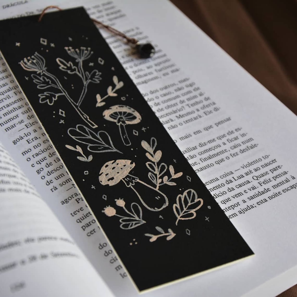 set of illustrated printable bookmarks dark academia etsy