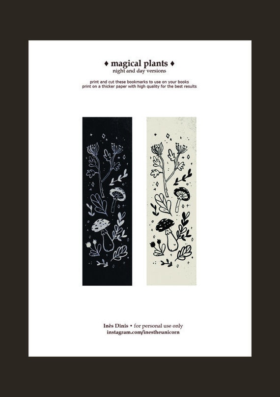 set of illustrated printable bookmarks dark academia etsy norway