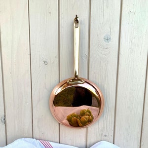 NEW Unused 22cm French Vintage Copper Skillet or Frying Pan