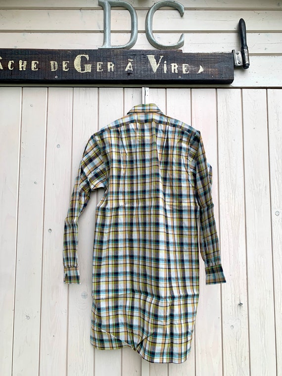 French Peasant Farmer Worker Shirt, NOS, Chemise … - image 5