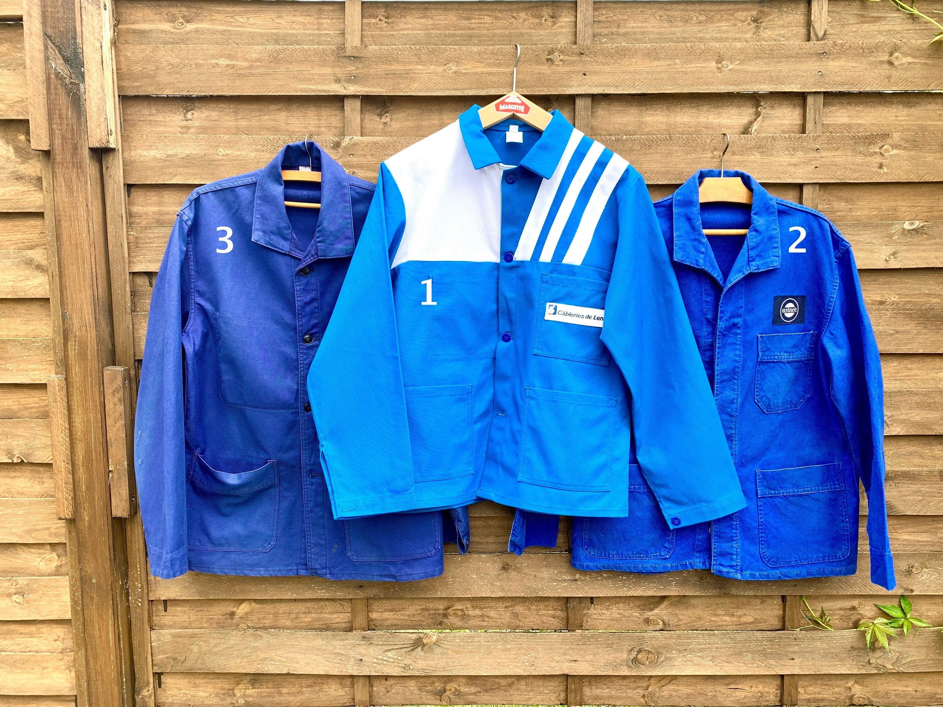 80s~ euro work fly front jacket 70's 80's euro work jacket