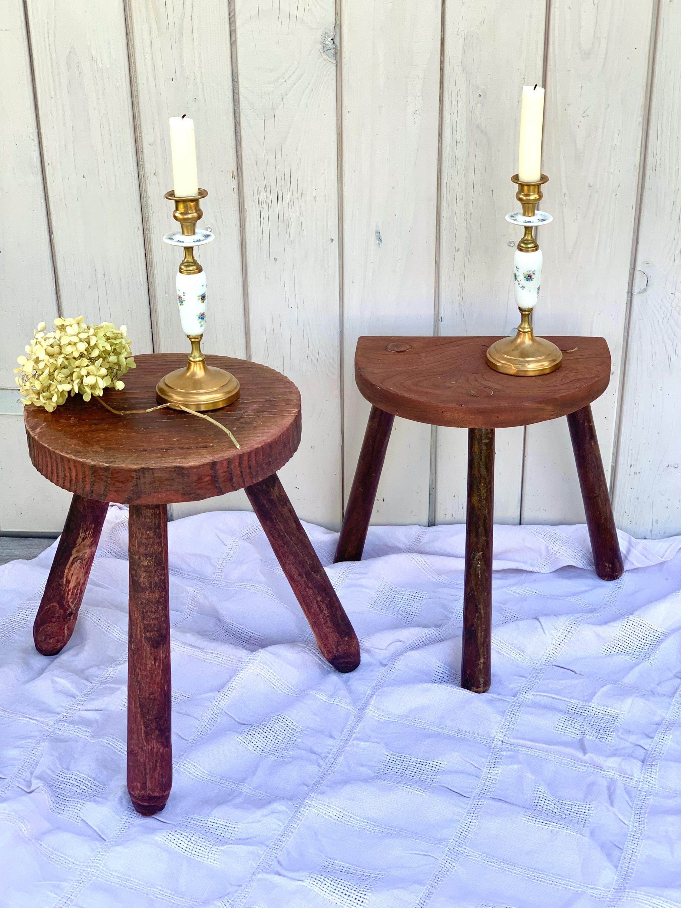 Vintage French Stool - Etsy