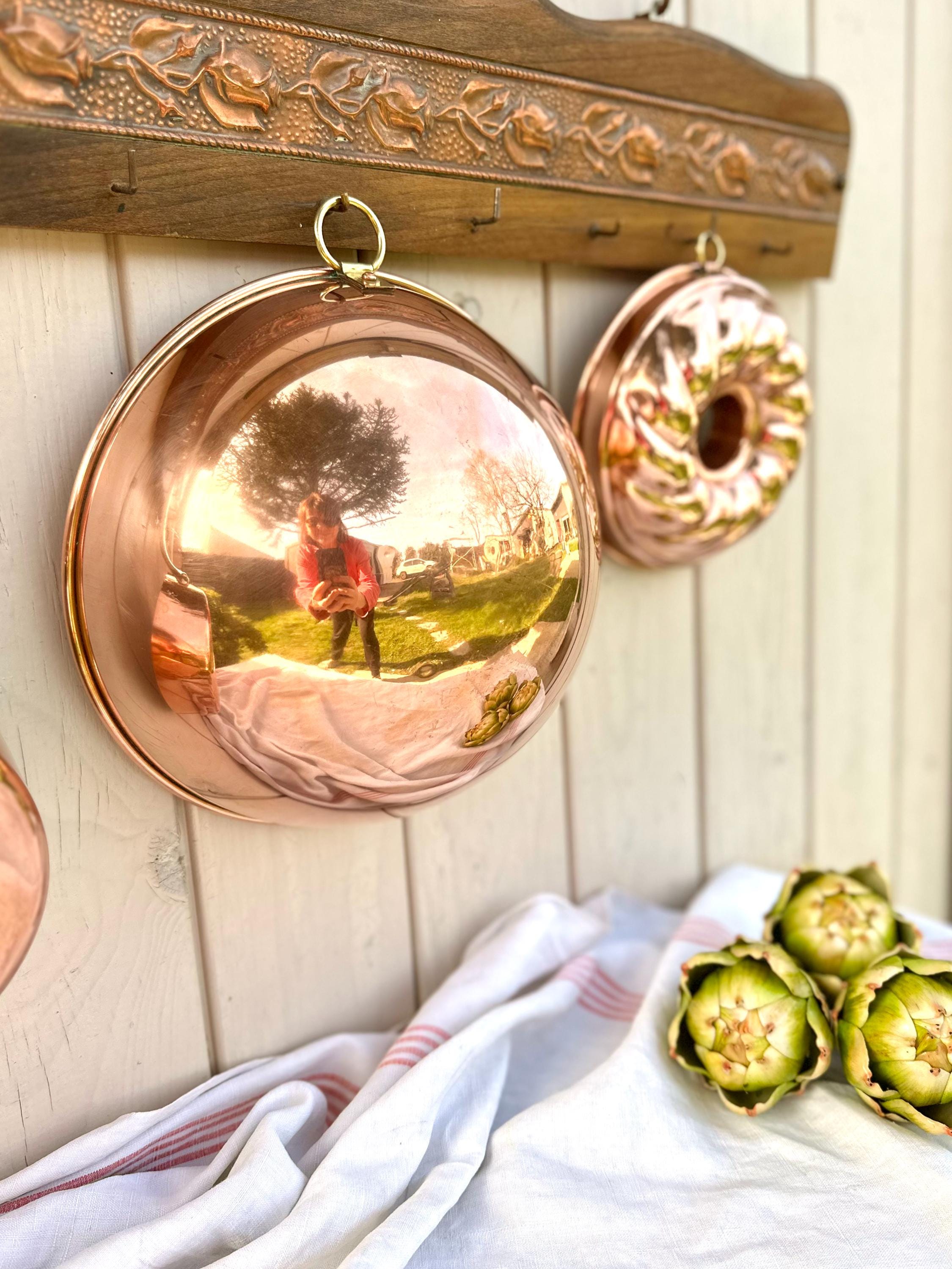 Lot De 3 Bols à Nicher En Cuivre Vintage – Bols à Mélanger – Déco Cuisine