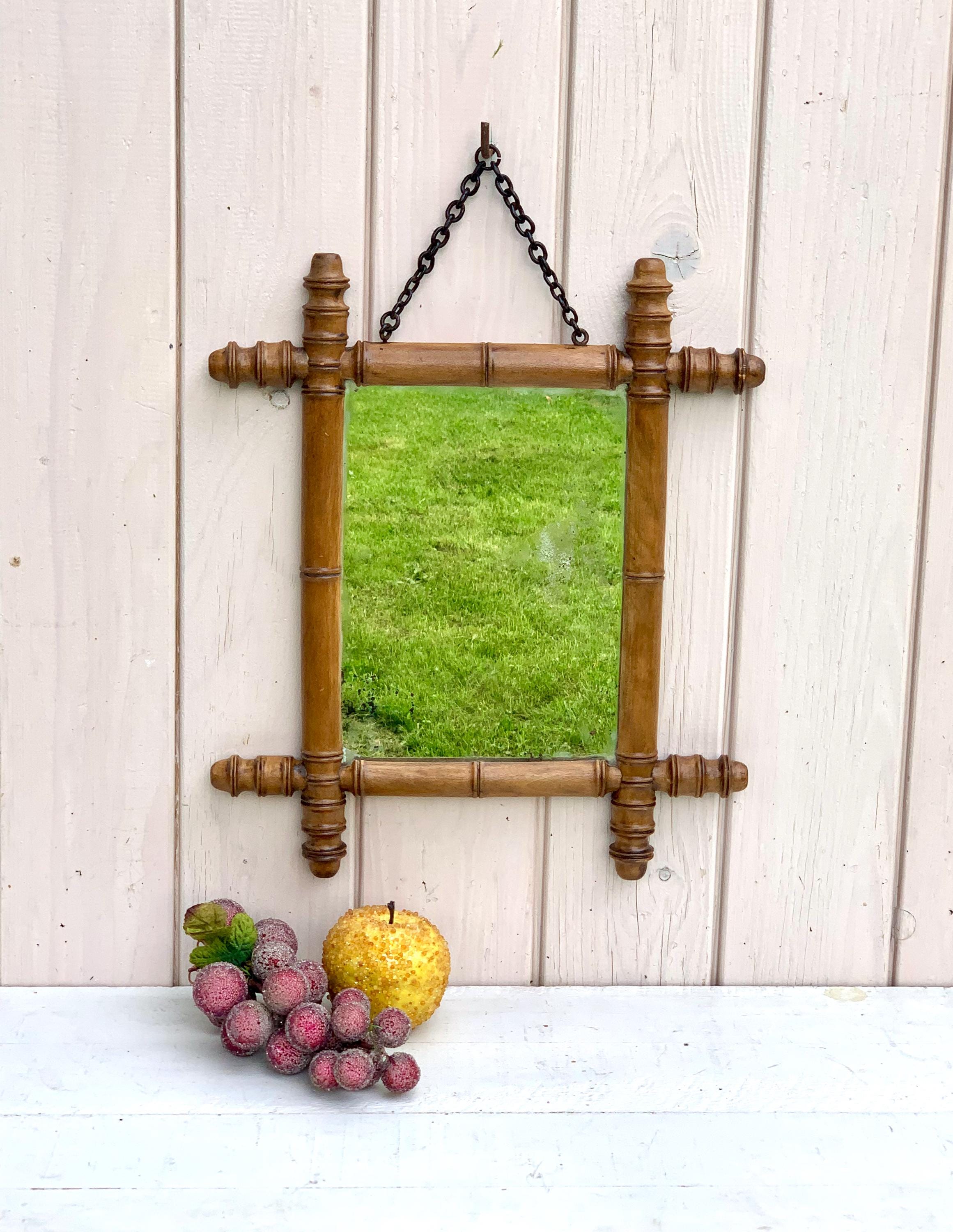 French Faux Bamboo Mirror - Etsy French Faux Bamboo Mirror - Etsy