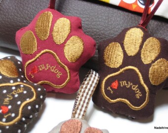 Embroidery file "Paw" ITH for 10x10 cm frames