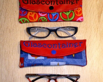 Embroidery file glasses case ITH