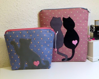 Stickdatei Katze und Maus Set (Doodle-Applikationen)