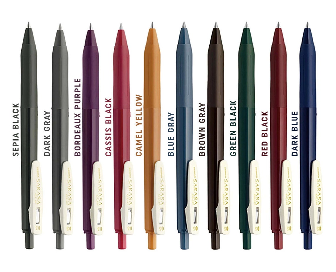 Zebra Sarasa Pennen Dry X20- Intrekbare Gel Ink Pennen