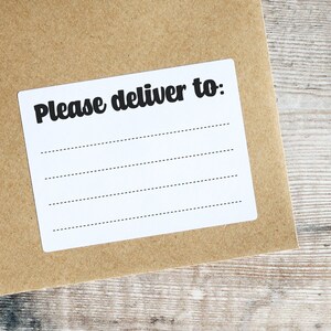 16 Bezorgen a.u.b. op etiketten blanco adresstickers ontvanger penvriend Verzendlabels