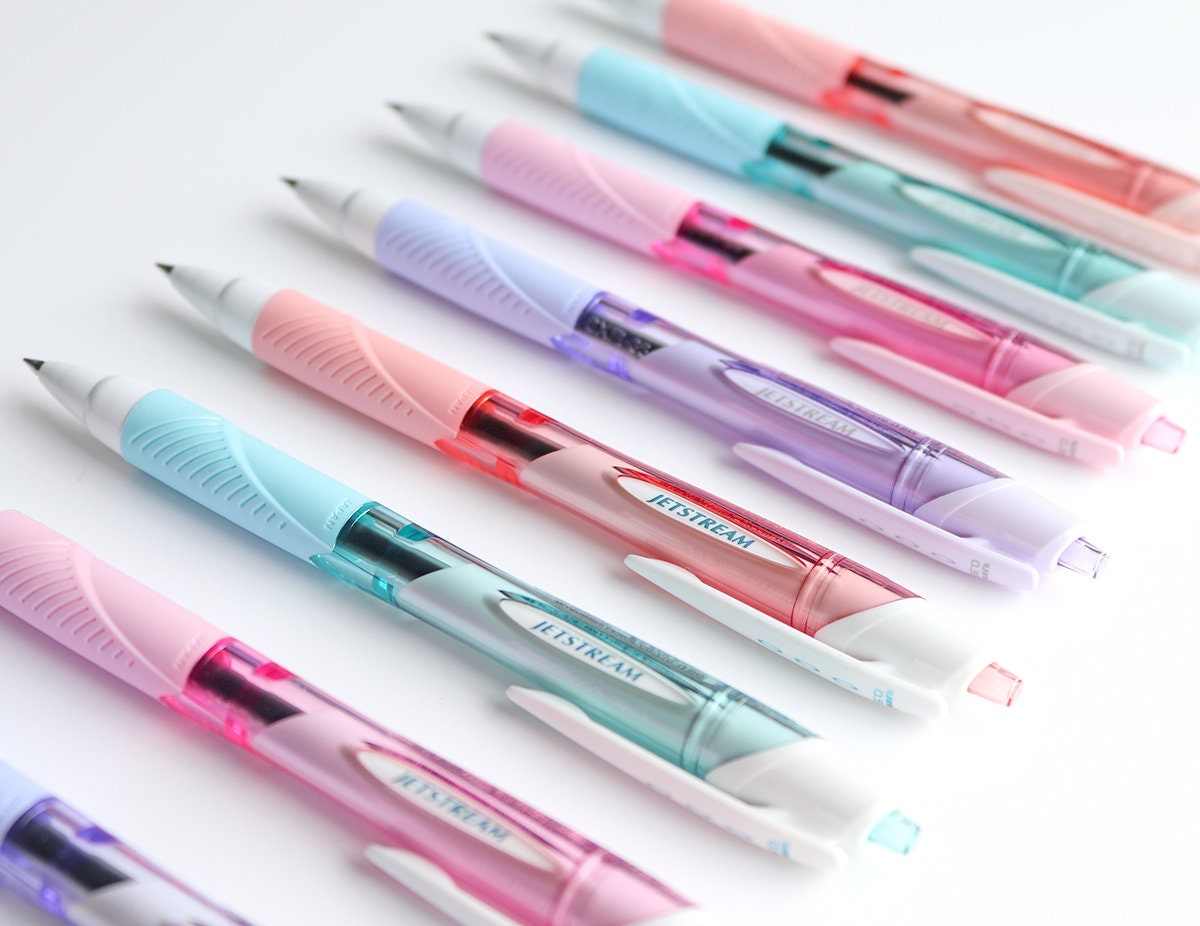 Jetstream Ink Uni Jetstream Ballpoint Pen 0.38mm 0.5mm 0.7mm Refills Black Ink Mint ...