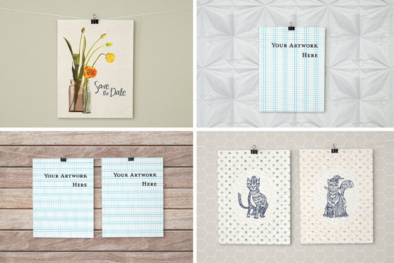 Letter Size Art Print Mock Ups Mockups From Real Letter Size Art Print Mock Ups Mockups From Real