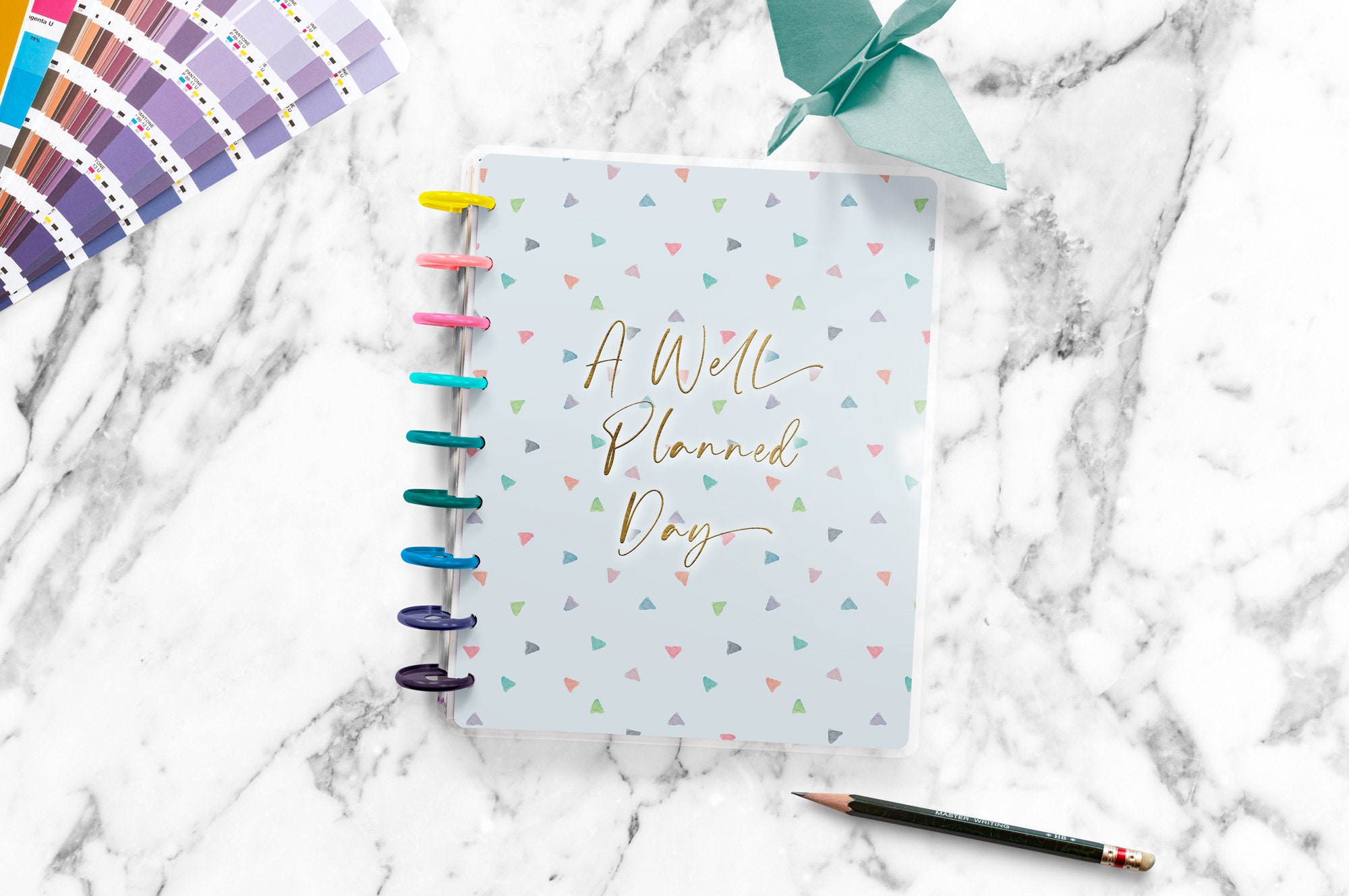 Discbound Planner Cover Mockup/ Classic Happy Planner Cover Etsy Canada