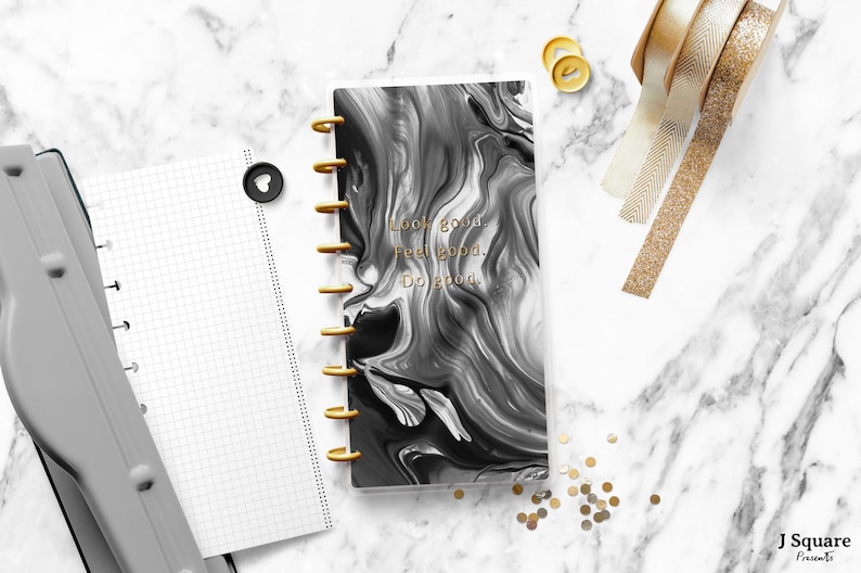 Discbound Planner Cover Mockup/ Skinny Classic Happy Planner Etsy