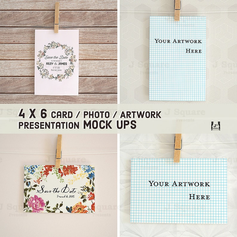 Download 4x6 Photo/Card/Artwork/Printable Mock Ups//Portrait & | Etsy