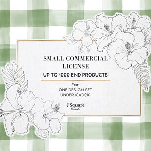 Small Commercial License -  for One Design Set Under CAD10