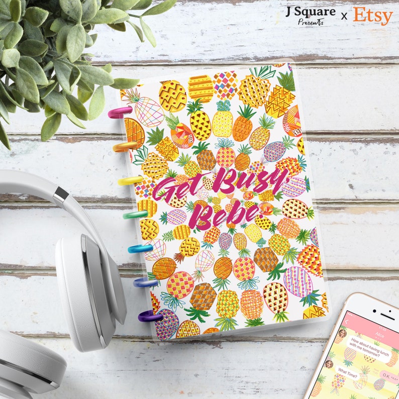 Discbound Planner Cover Mockup/ Mini Happy Planners Cover Etsy