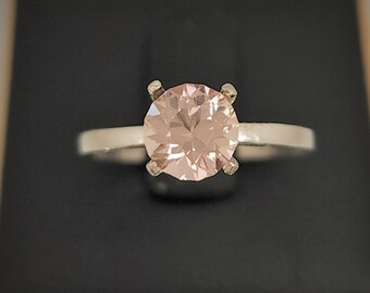 Morganite Custom Silver Ring