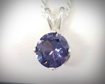 Alexandrite Silver Pendant & Necklace