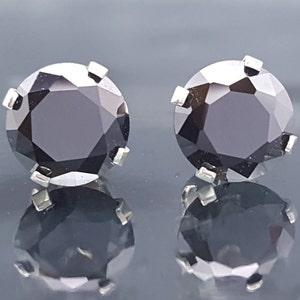 Black Diamond Stud Earrings